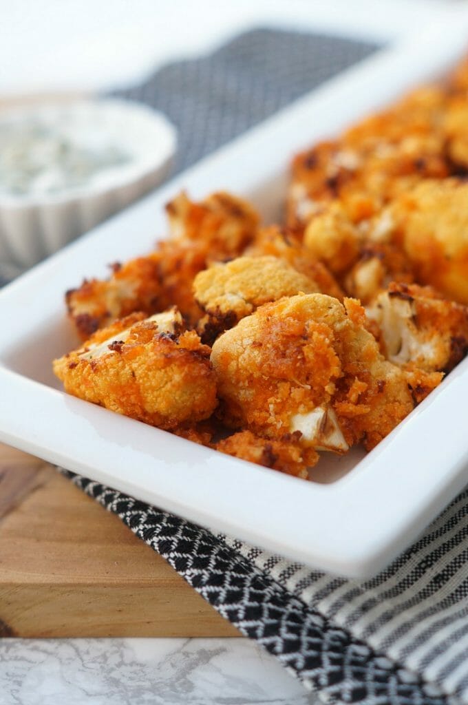 Air Fryer Buffalo Cauliflower