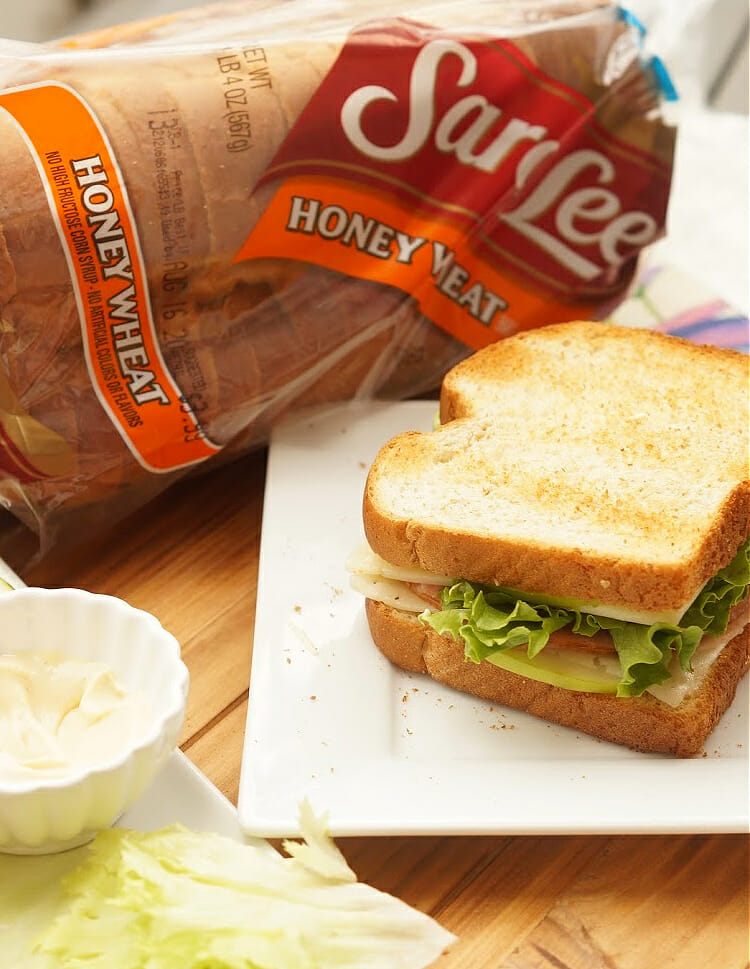 Ham and Swiss Sandwich