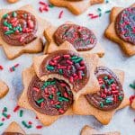 Brown Sugar Cookies with Nutella Frosting