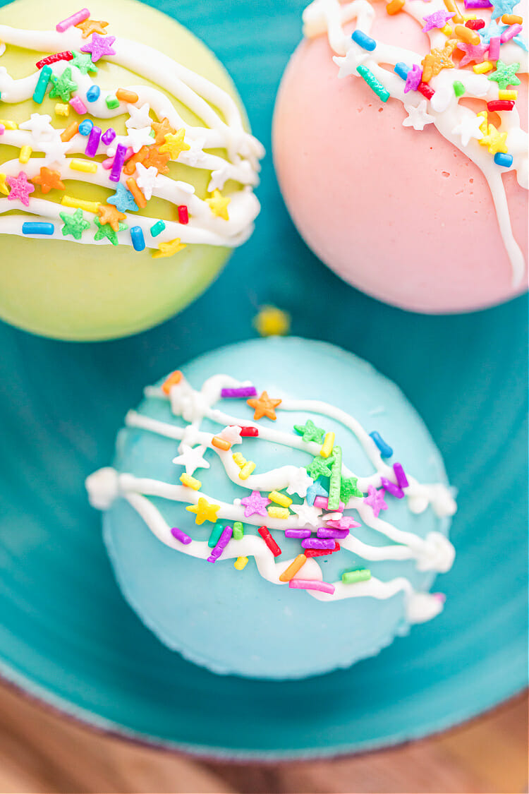 Pastel Hot Cocoa Bombs