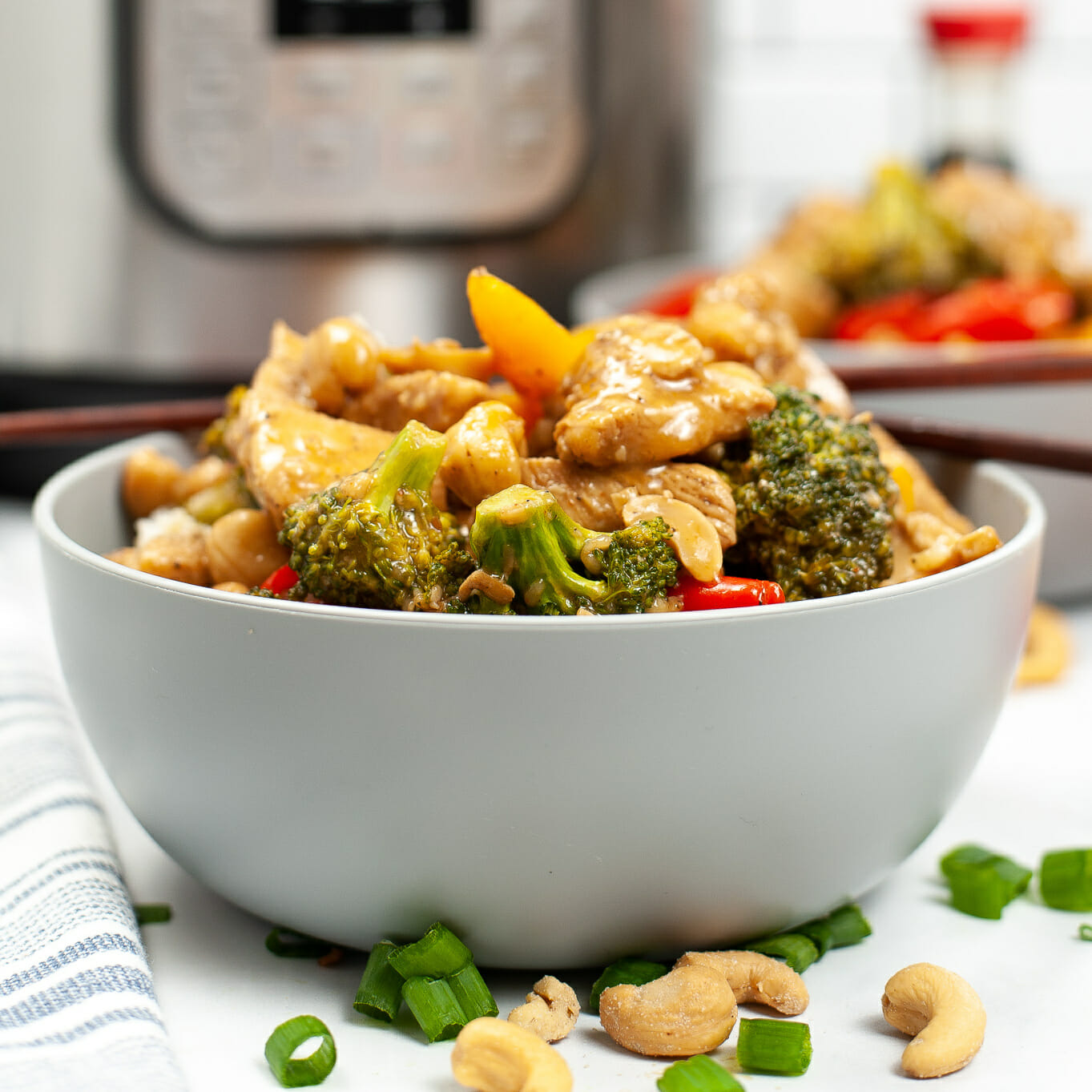 Easy at Home Instant Pot Cashew Chicken Recipe