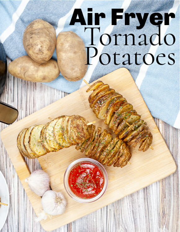 Easy Air Fryer Tornado Potatoes