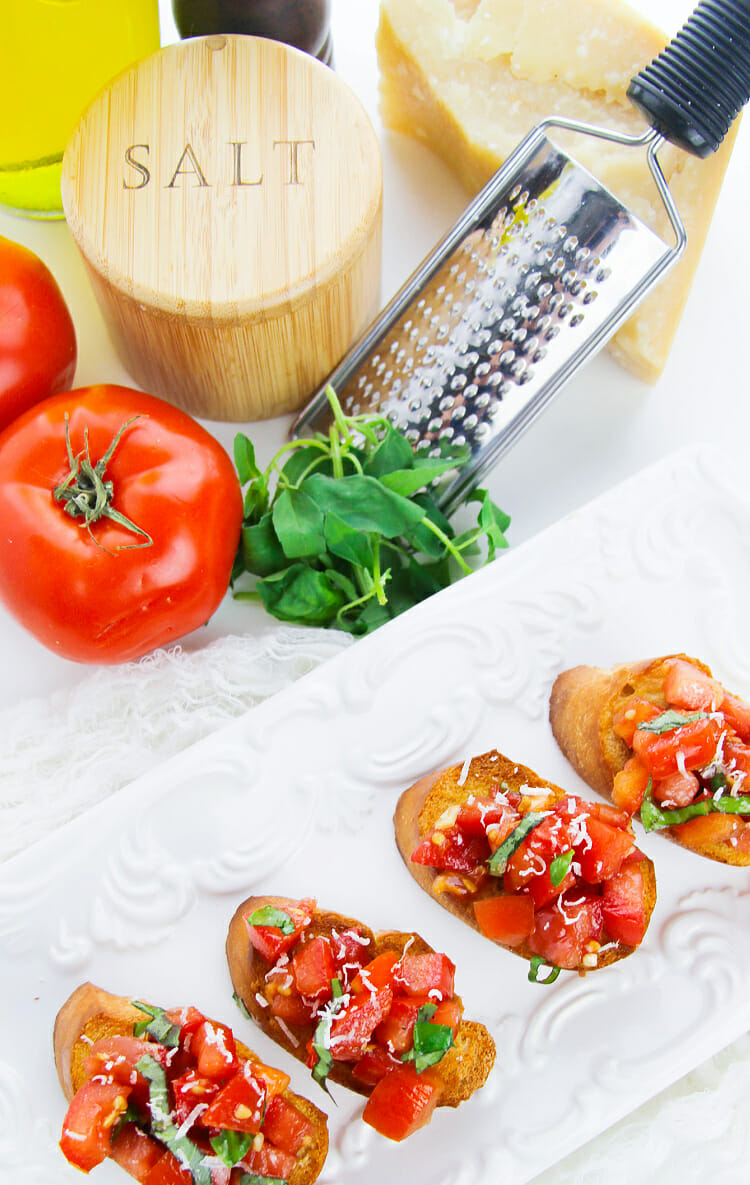Ingredients for Bruschetta