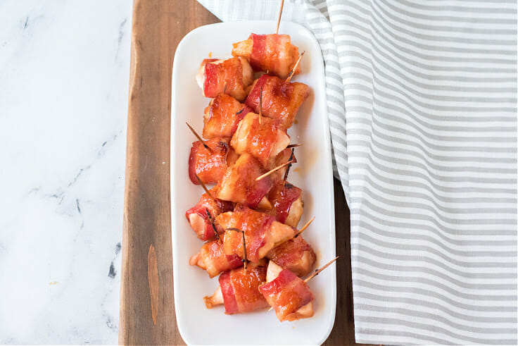 Bacon and Brown Sugar Chicken Bites 