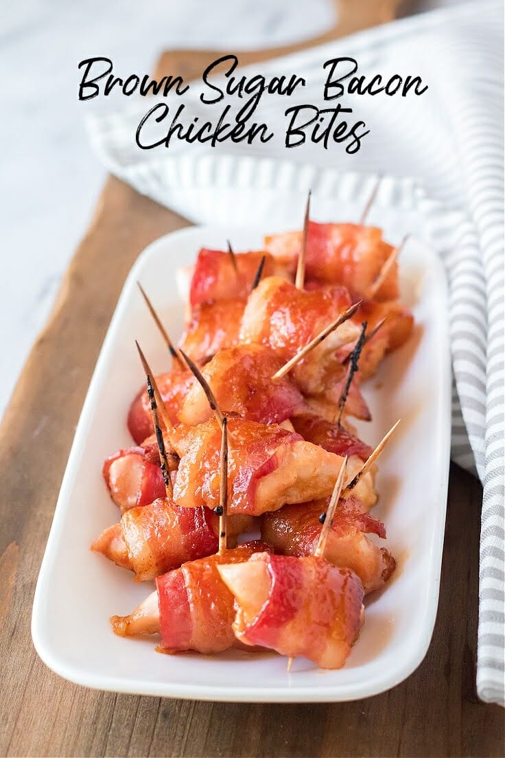 Bacon Wrapped Chicken Bites 