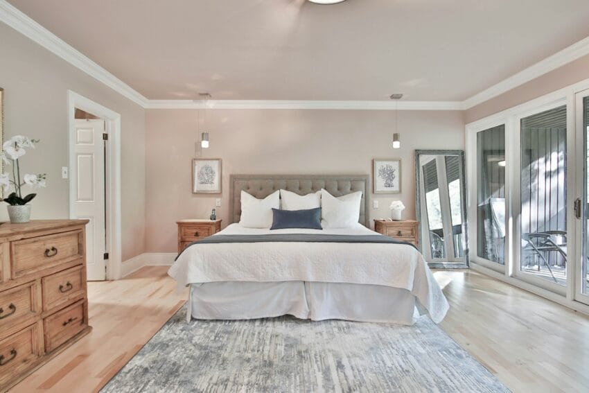 white bed pillow on bed