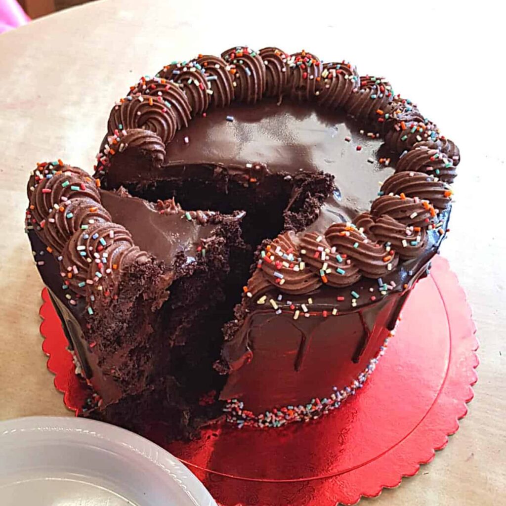 Homemade Chocolate Birthday Cake