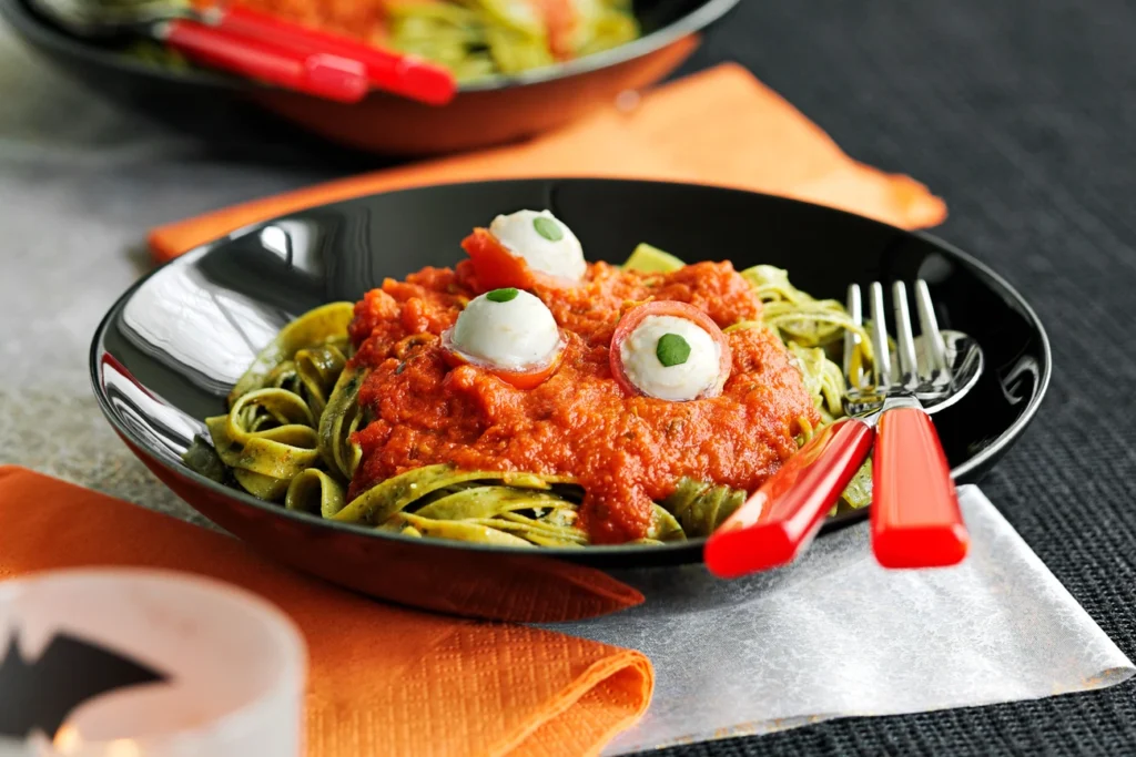 Eyeball pasta