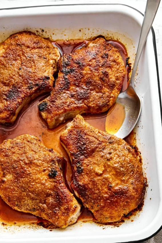 Super Easy Baked Pork Chops