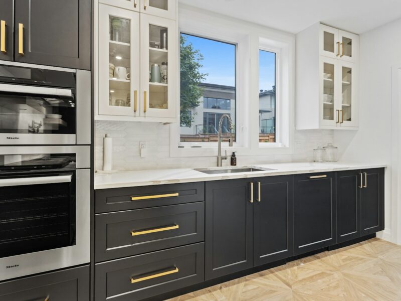 white wooden framed glass window