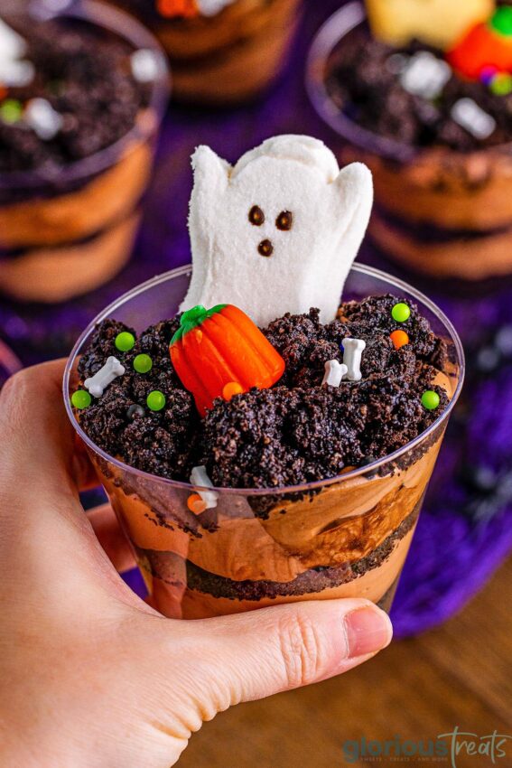 Halloween Graveyard Dirt Cups