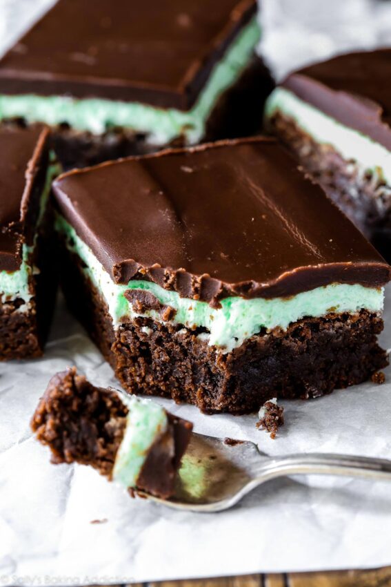 Classic Mint Chocolate Brownies