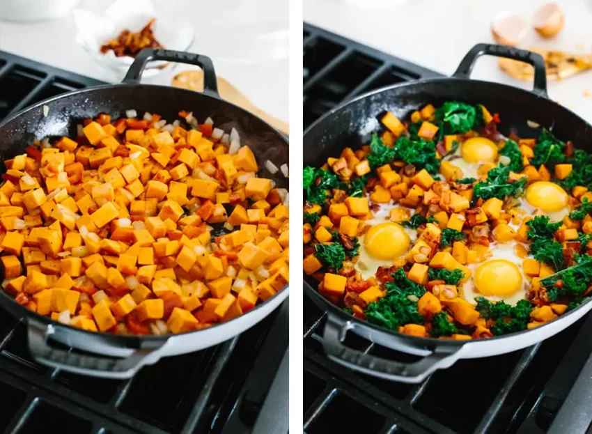 Sweet potato breakfast hash