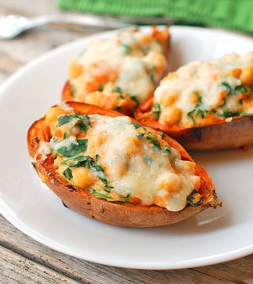 Healthy Sweet Potato Skins