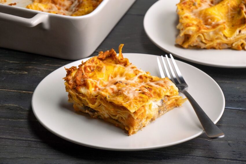 Pumpkin Lasagna by tasteofhome.com