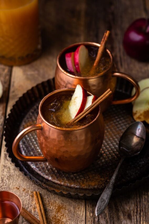 Spiced Apple Cider Moscow Mule