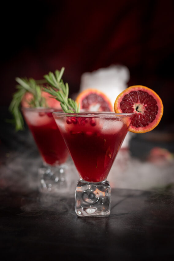 Tequila Moonrise cocktail 