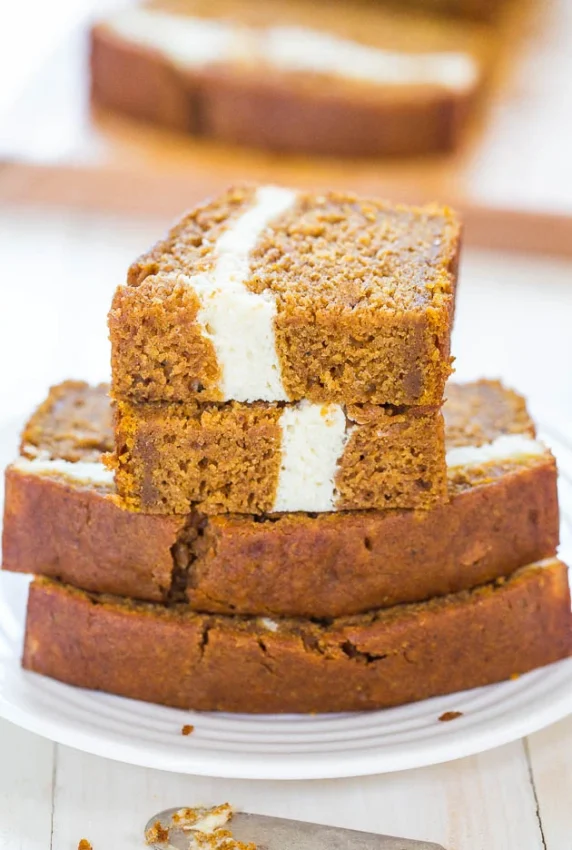 Pumpkin Cream Cheese Bread