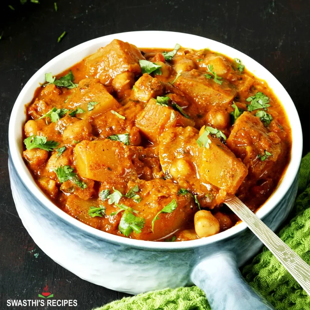 Pumpkin curry by indianhealthyrecipes.com