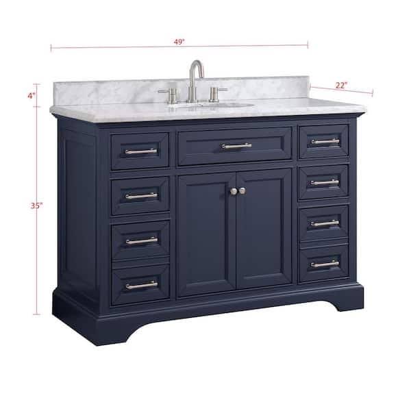 Home Decorators Collection Windlowe navy Shaker vanity product photo