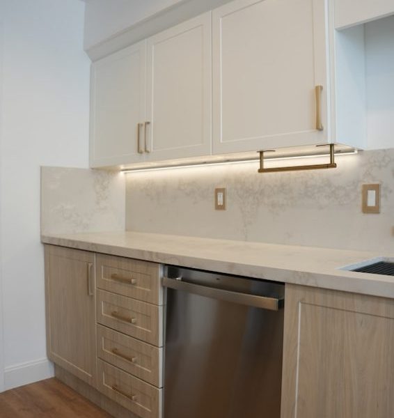 a kitchen with a dishwasher and a sink