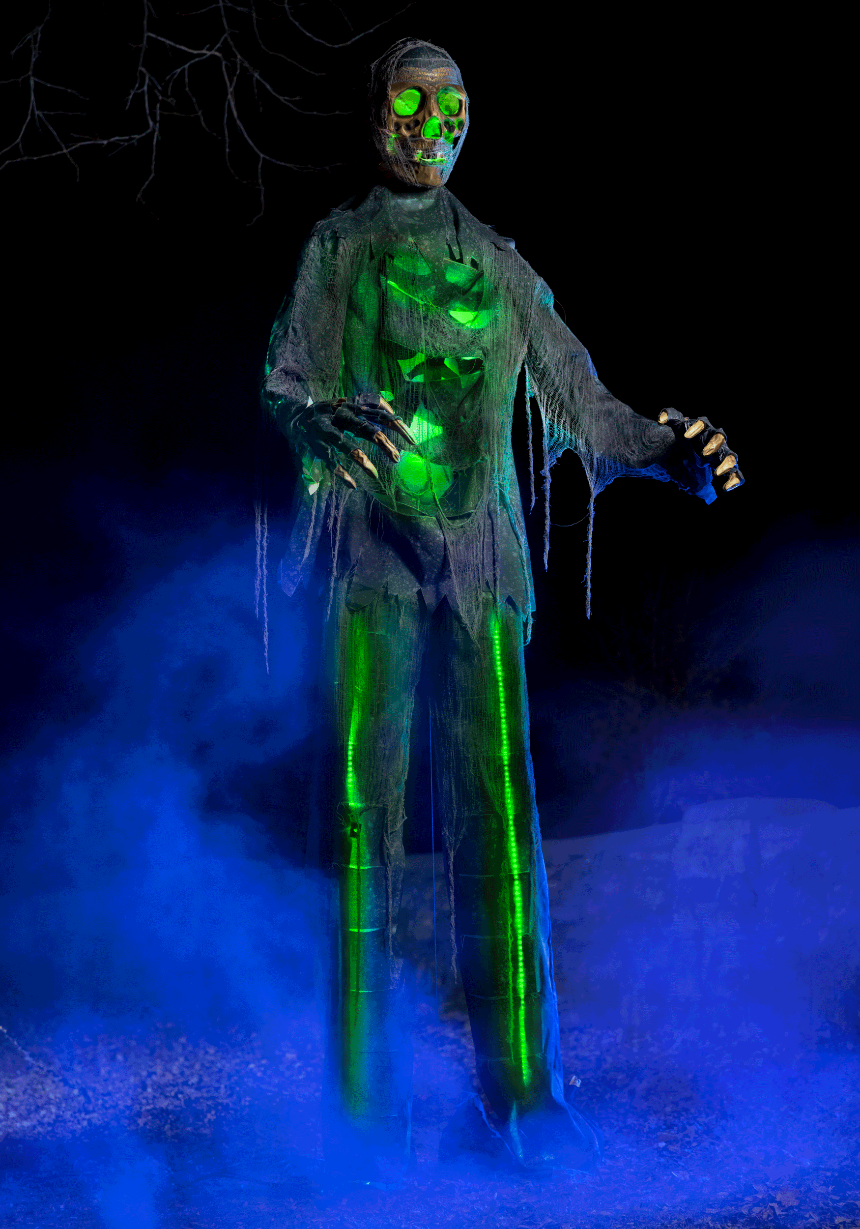 12ft lighted skelton pho