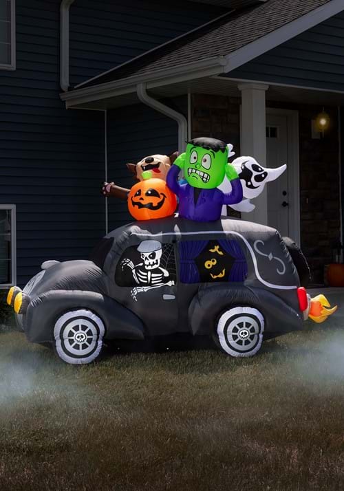 4ft spooky hearse inflatable decoration photo credit halloweencostumes.com
